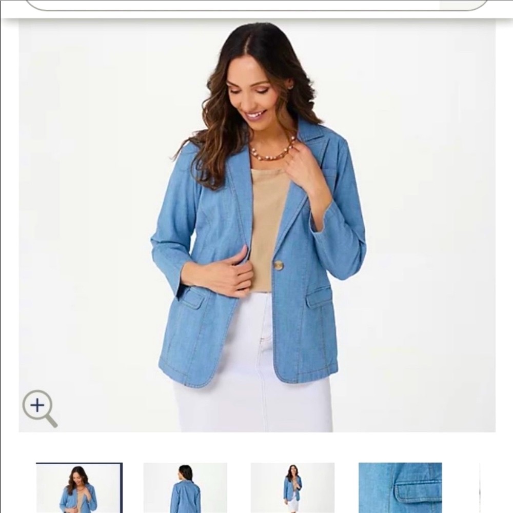 Denim and Company chambay blazer